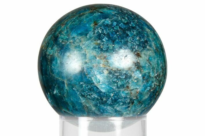 Bright Blue Apatite Sphere - Madagascar #367046